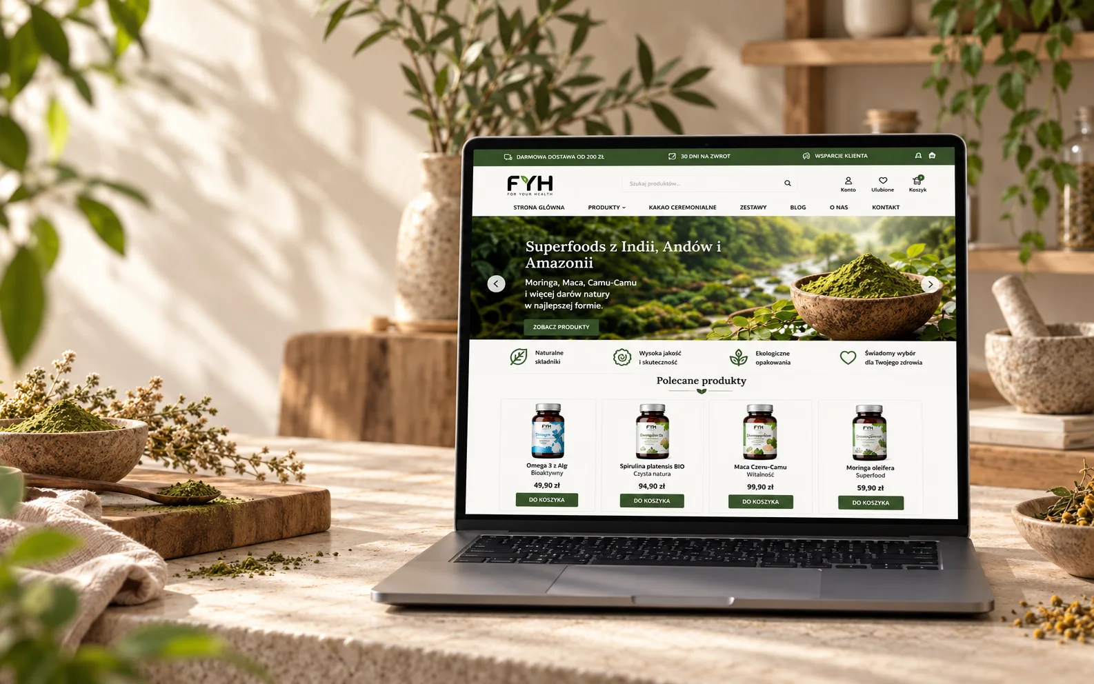 FYH — sklep z naturalnymi suplementami i superfoods