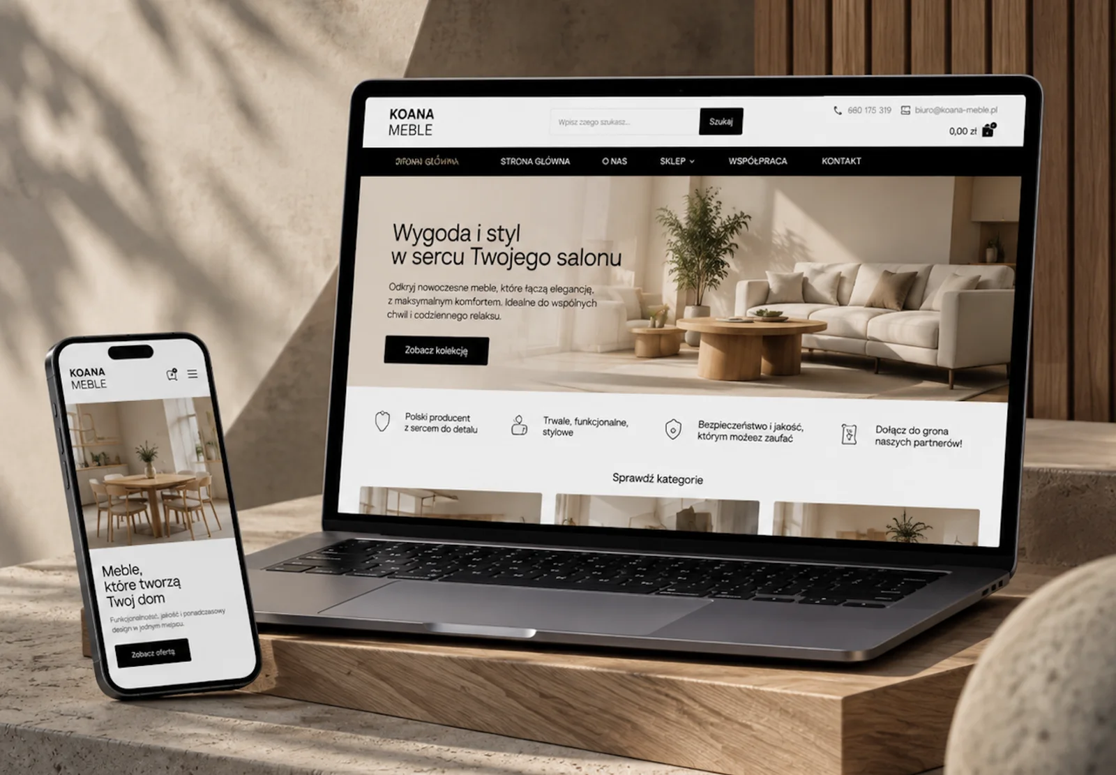 E-commerce dla marki meblowej